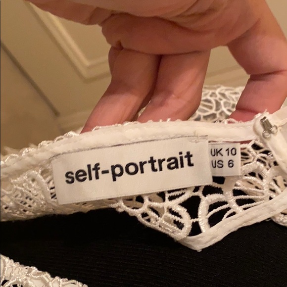 Self Portrait Lace top, like new - Picture 4 of 5